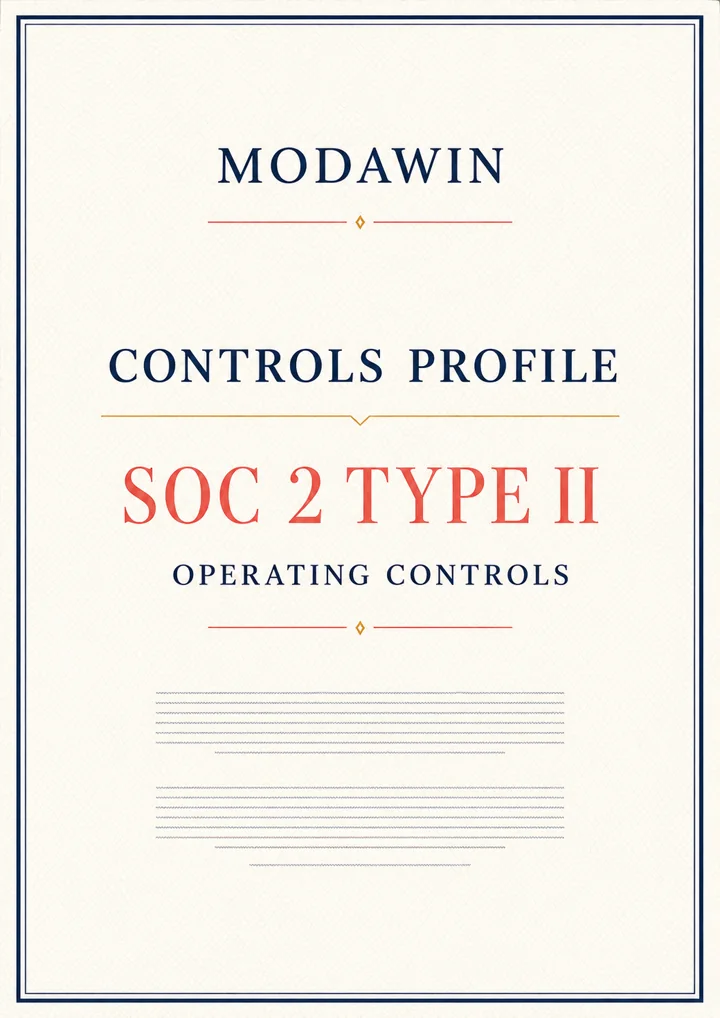 وثيقة معيار SOC 2 Type II لمدوّن